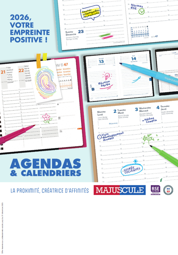 Agendas & calendrier - GC Bureau